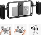 NEEWER Phone Stabilizer Video Rig Kit, Aluminum Handheld Phone Cage by Neewer
