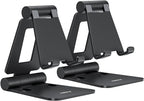 Nulaxy 2 Pack Dual Folding Cell Phone Stand, Fully Adjustable Foldable Desktop by Nulaxy