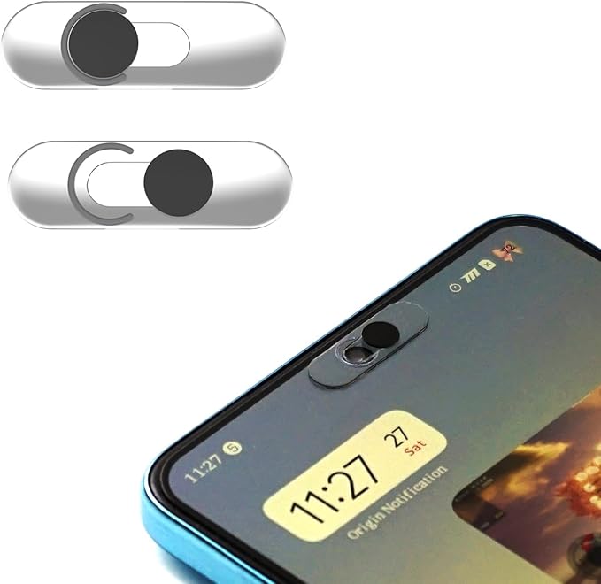 Front Camera Cover -Smartphones Webcam Cover Protect Privacy, Camera Privacy by MonTelulu