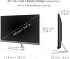 ViewSonic VX3276-4K-MHD 32 Inch 4K UHD Monitor - Image 3