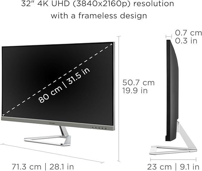 ViewSonic VX3276-4K-MHD 32 Inch 4K UHD Monitor - Image 3