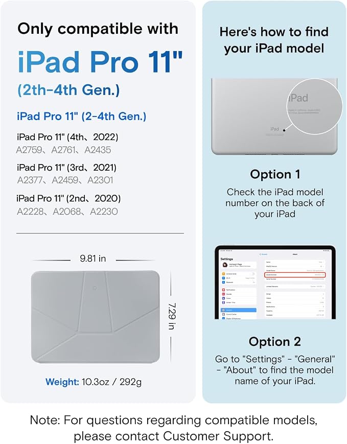 MOFT Dynamic Folio Case for iPad Pro 11-inch, Silm Magnetic Stand Case - Image 3