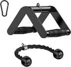 Cable Machine Attachment for Home Gym, Tricep Press LAT Pull Down Attachment by JOTUPLUN