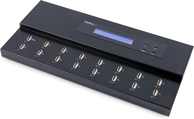 StarTech.com Standalone 1 to 15 USB Flash Drive Duplicator/Cloner/Eraser by StarTech