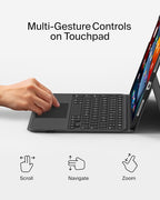 Belkin Everyday Keyboard Case w/Cradle, Backlit Bluetooth Keyboard, Magnetic - Image 4