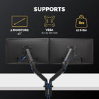 Fellowes Platinum Series Dual Monitor Arm - Image 3