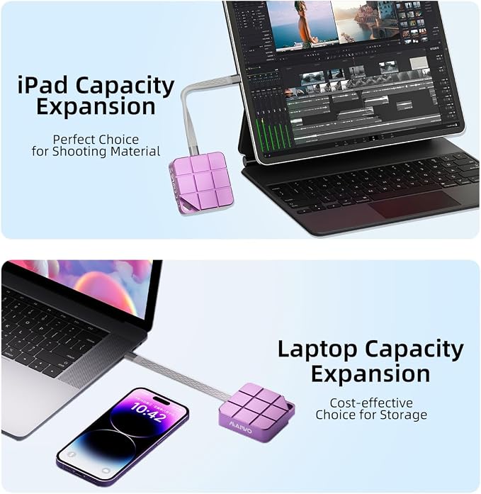 MAIWO 2TB Portable SSD External Solid State Drive, USB 3.2 GEN 2 Type-C Up to - Image 6