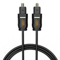 CableCreation Optical Digital Audio Cable 6FT, Slim Fiber Optic Toslink Gold by CableCreation