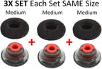 3X Ultra Comfort Eartips Ear Buds Replacement Earphone Ear Tips Kits Earpads - Image 8