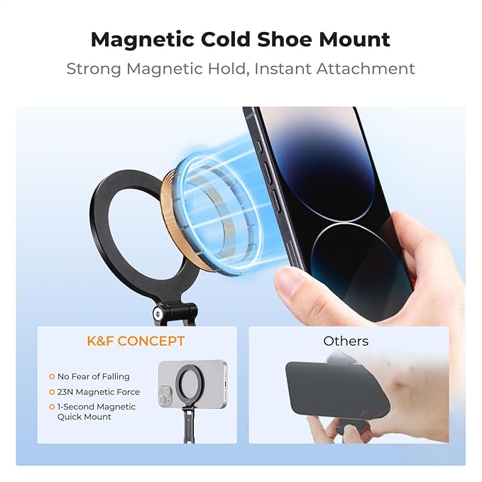 K&F CONCEPT Magnetic Metal Phone Mount - Image 2