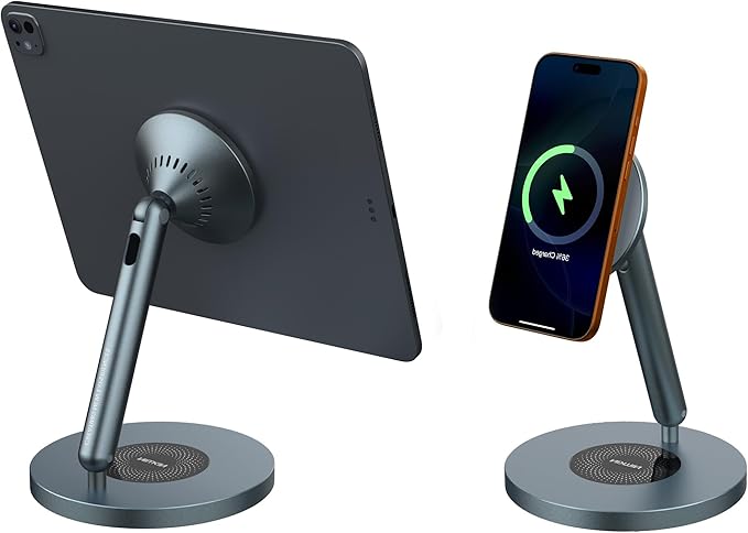 Nillkin Magnetic iPad Stand for Desk, MagSafe Wireless iPhone Charger Stand by Nillkin