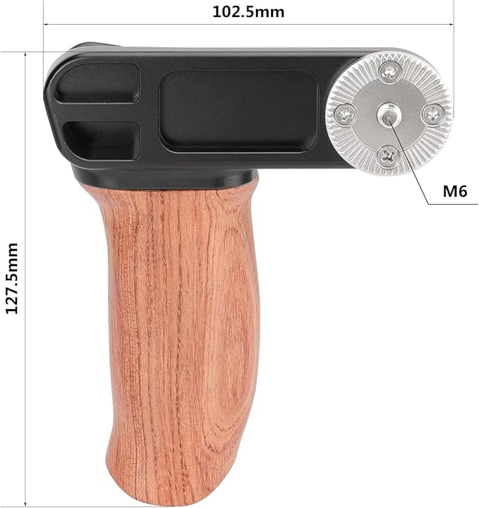 CAMVATE Ergonomic Wooden Hand Grip - Image 2