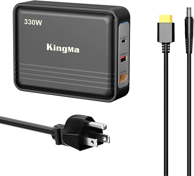 330W Acer Predator GaN Laptop Charger, PD 3.0 Fast Charging Adapter by KingMa