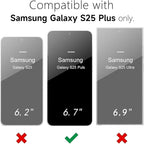 Battery Case for Galaxy S25 Plus, Slim Portable Protective Fast Charging Case - Image 3