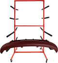 Mobile Bumper Storage Rack, 8 Pairs of Arms Double Sided Bumper Stand by Hymula