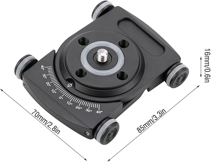 Camera Slider, Camera Car Aluminium Alloy 4 Wheeled Tabletop Slider - Image 6