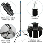 Aluminum Alloy Light Stand 9.5 Feet/2.8m Adjustable Spring Cushioned - Image 3
