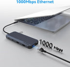 3 HDMI Laptop Docking Station, MOKiN USB C Dock 3 Monitors, 12 in 1 USB C to 3 - Image 6