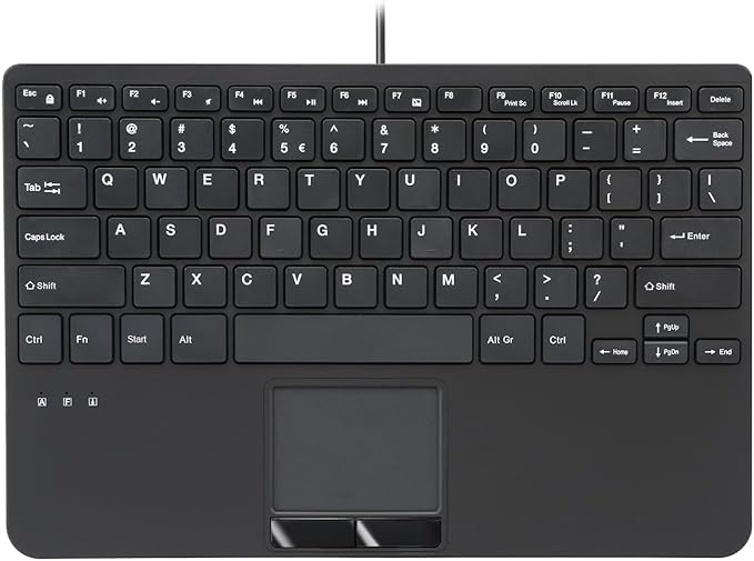 Perixx PERIBOARD-525 US, Wired Mini USB Keyboard by PerixxComputerGmbH