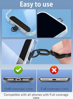 ZXZone Phone Strap*1 Phone Tether Tab*1 Adjustable Neck Strap Phone Lanyard - Image 6