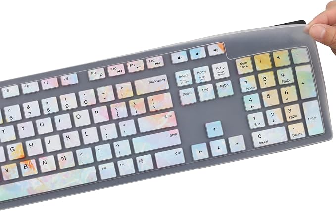 Keyboard Cover Skin for Dell KM636 KB216 KB216t KB216d KB216p Wired & Wireless - Image 5