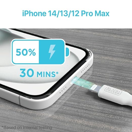 BLACK+DECKER Lightning to USB Cable - Image 4