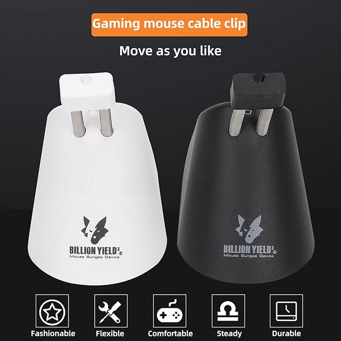 Gaming Mouse Bungee, Mouse Cord Holder and Cable Management Device - Image 2