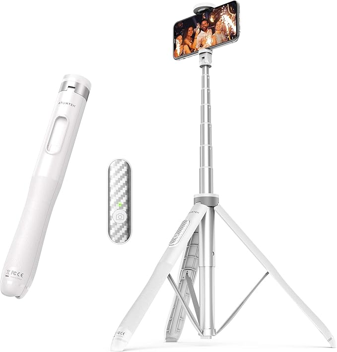 ATUMTEK 51" Selfie Stick Tripod, All in One Extendable Phone Tripod Stand by ATUMTEK