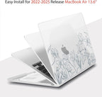 Teryeefi for 2025 2024 2023 2022 MacBook Air 13.6 inch Case M2 M3 M4 Model - Image 5