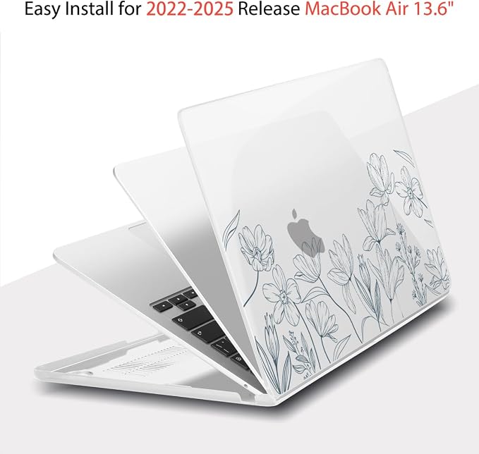 Teryeefi for 2025 2024 2023 2022 MacBook Air 13.6 inch Case M2 M3 M4 Model - Image 5
