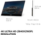 ViewSonic VX1655-4K-OLED 15.6 Inch 4K UHD Portable OLED Monitor - Image 4