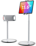 SAIJI Tablet Stand Holder, Height Adjustable Portable Monitor Stand, 360 Degree by SAIJI