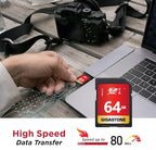 GIGASTONE 64GB SD Card 2-Pack UHS-I U1 Class 10 SDXC Memory Card High Speed - Image 3