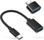 BORLTER CLAMP USB C to USB 2.0 Adapter, Type-C OTG Cable USB Type C Male to USB by BORLTERCLAMP