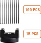 15Pcs Magnetic Cable Clips Zip Tie Mount Base, Cable Ties Holder, Electrical - Image 4