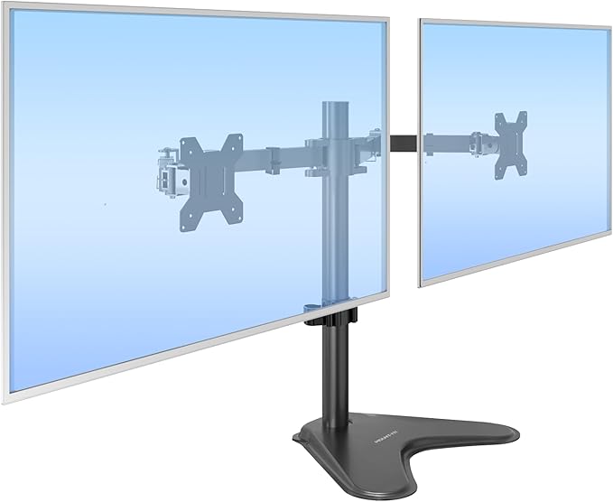 Mount-It! Dual Monitor Stand, Premium Adjustable Desk Mount by Mount-It