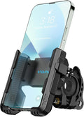 New Upgraded Bike Phone Mount Holder Two Connectors Quickly Lock and Release by visnfa