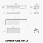 Fenge Dual Monitor Riser, 37 Inch Monitor Stand - Image 5