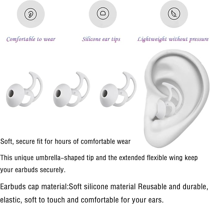 Small Silicone Ear Tips Replacement Earbud Tips Compatible - Image 5