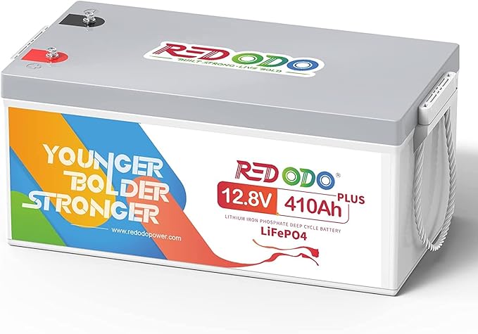 Redodo 12V 410Ah LiFePO4 Battery, 5248Wh Lithium Battery by PrimeDayRedodoSaveup55