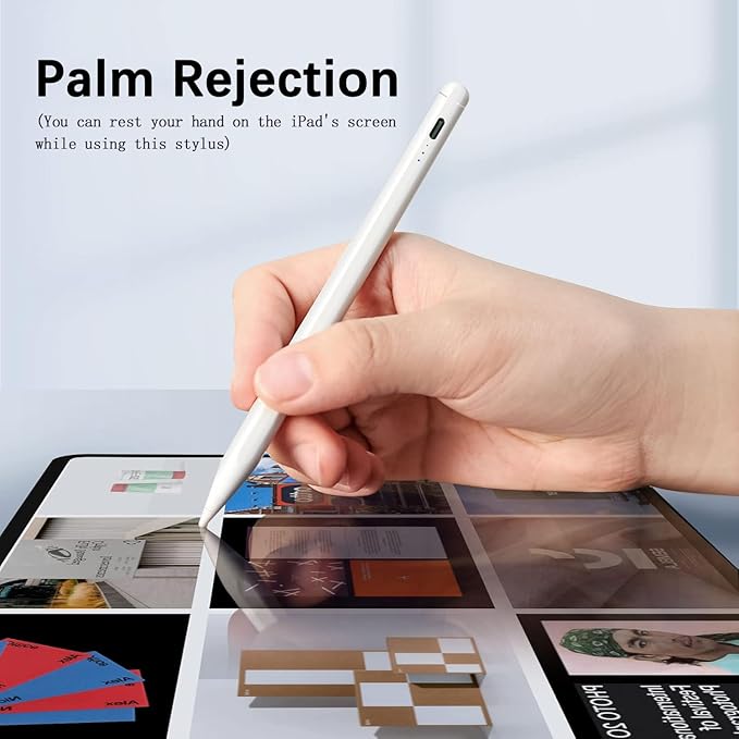 【2Pack】 Stylus Pencil for iPad 2018-2025 A16 11/10/9/8/7/6, iPad mini A17 - Image 6