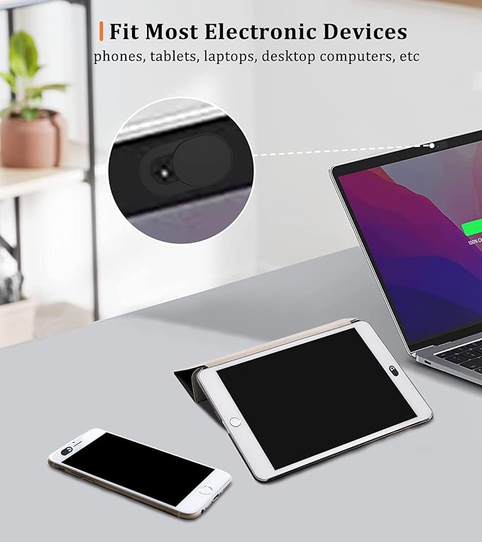 Webcam Cover, 0.03in Ultra Thin Slide Web Camera Covers - Image 5