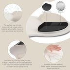 MOSISO Wrist Rest Support for Mouse Pad&Keyboard Set, Circle Curved Ergonomic - Image 2