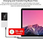 MP3 Player 32GB with Speaker Earphone Portable Mini White Music Player Support - Image 6
