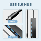 USB C Hub 4 Ports, Eanetf USB C to USB Hub 3.0 USB Splitter - Image 2