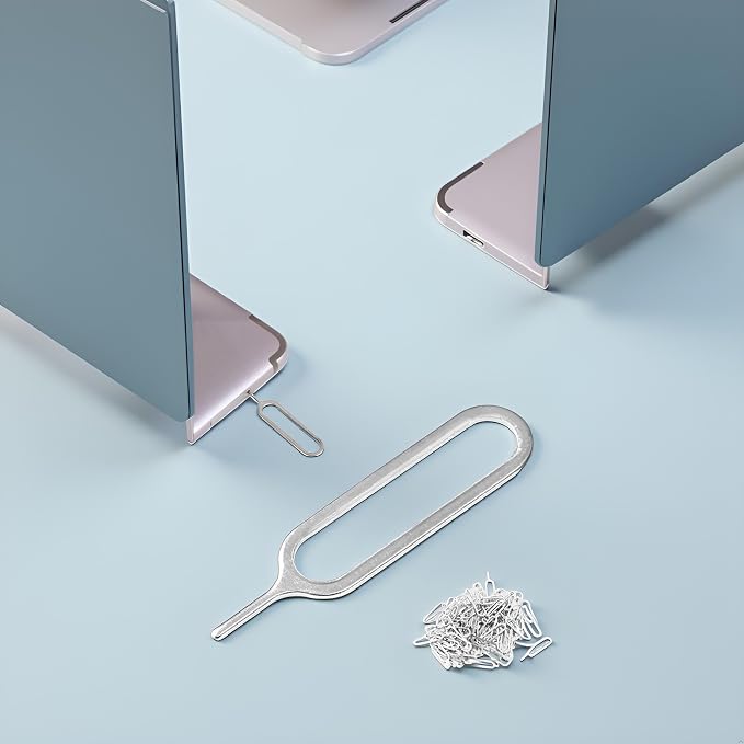 10PCS Sliver SIM Card Removal Openning Tool, Card Tray Eject Pins Needle Opener - Image 4