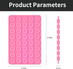 2 Pack Silicone Double-Sided Suction Grip – 40 Cups per Side, Strong Hold - Image 5