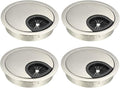 uxcell Cable Hole Cover, 2.4Inch/60mm Zinc Alloy Desk Wire Cord Cable Grommets by uxcell