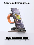 Wireless Charger for Samsung Charging Station, 3 in 1 Android Phone Charger for - Image 4
