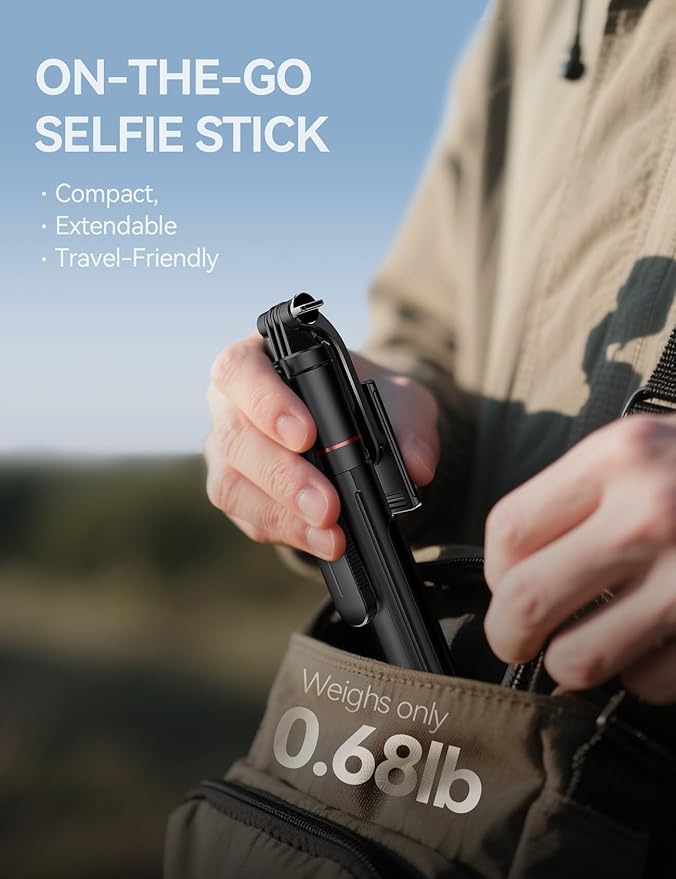 Takerers 67" Cell Phone Tripod Stand & Selfie Stick - Image 7
